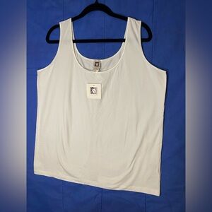 Anne Klein Classic White Tank Top
